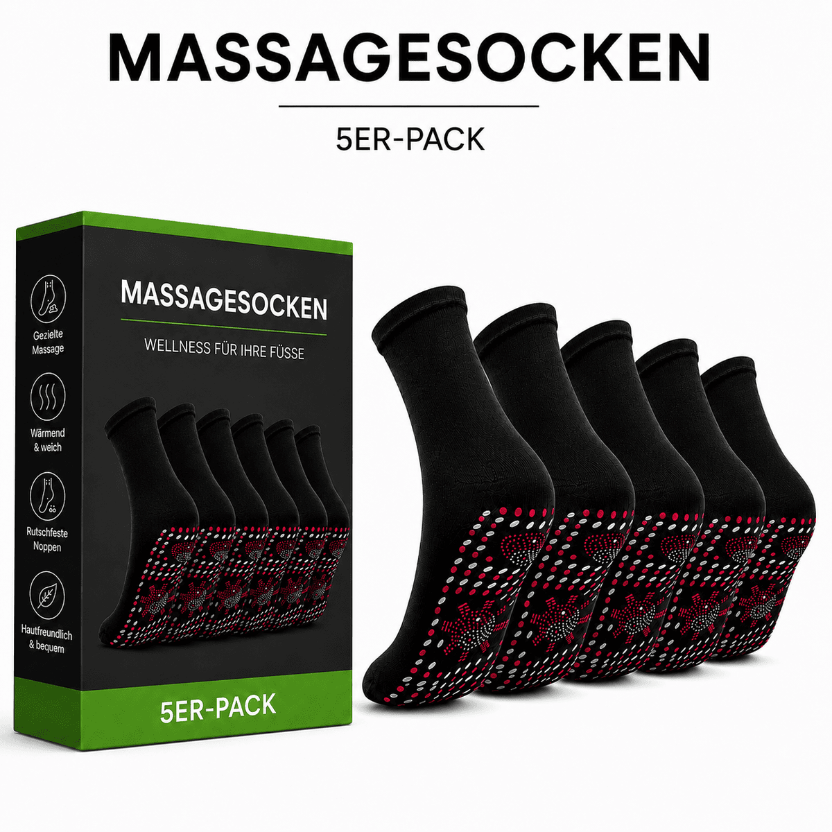 Flesuah ReflexSocks – Socken mit stimulierenden Druckpunkten
