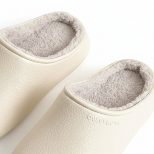 Flesuah Terrace Comfort - Kuschelige Clogs für drinnen & draußen mit Teddyfutter