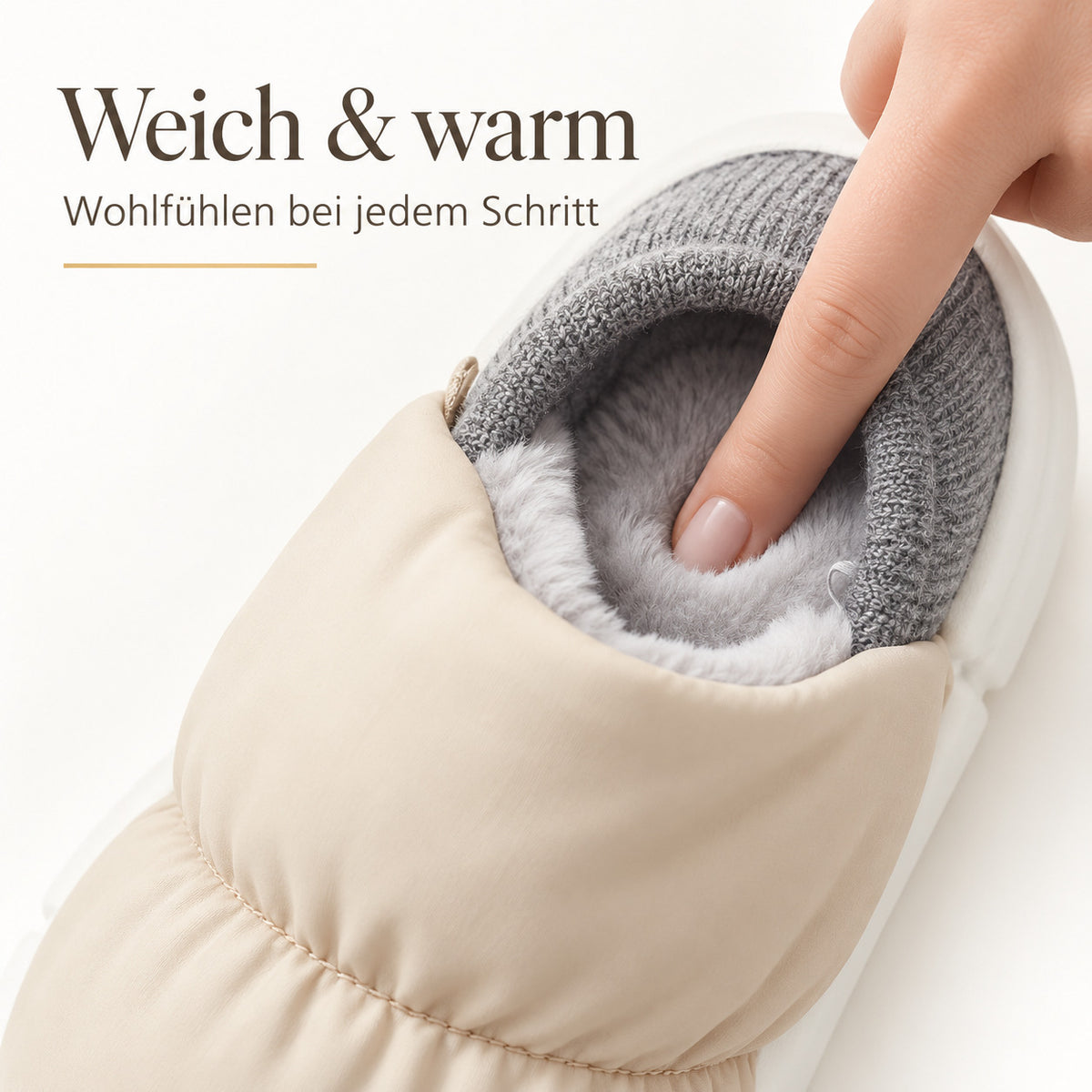 Flesuah Cocoon - Hausschuhe mit flexibler Ferse