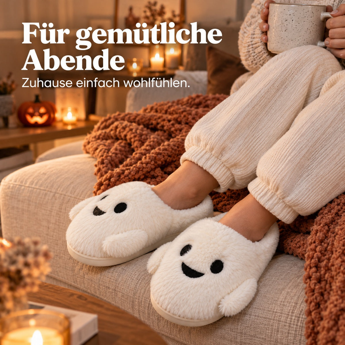 Flesuah Ghosty – Warme Geister-Hausschuhe
