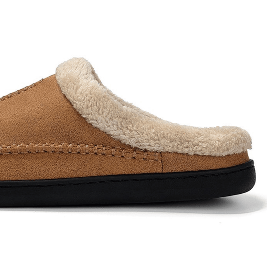 Flesuah Nordic - Atmungsaktive Wildleder Pantoffel mit weicher Sohle