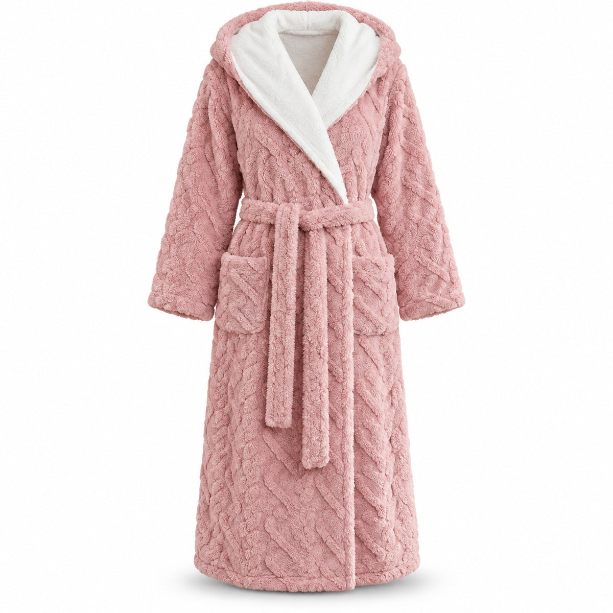 Flesuah Meliora – Kuscheliger Damen-Bademantel mit Kapuze
