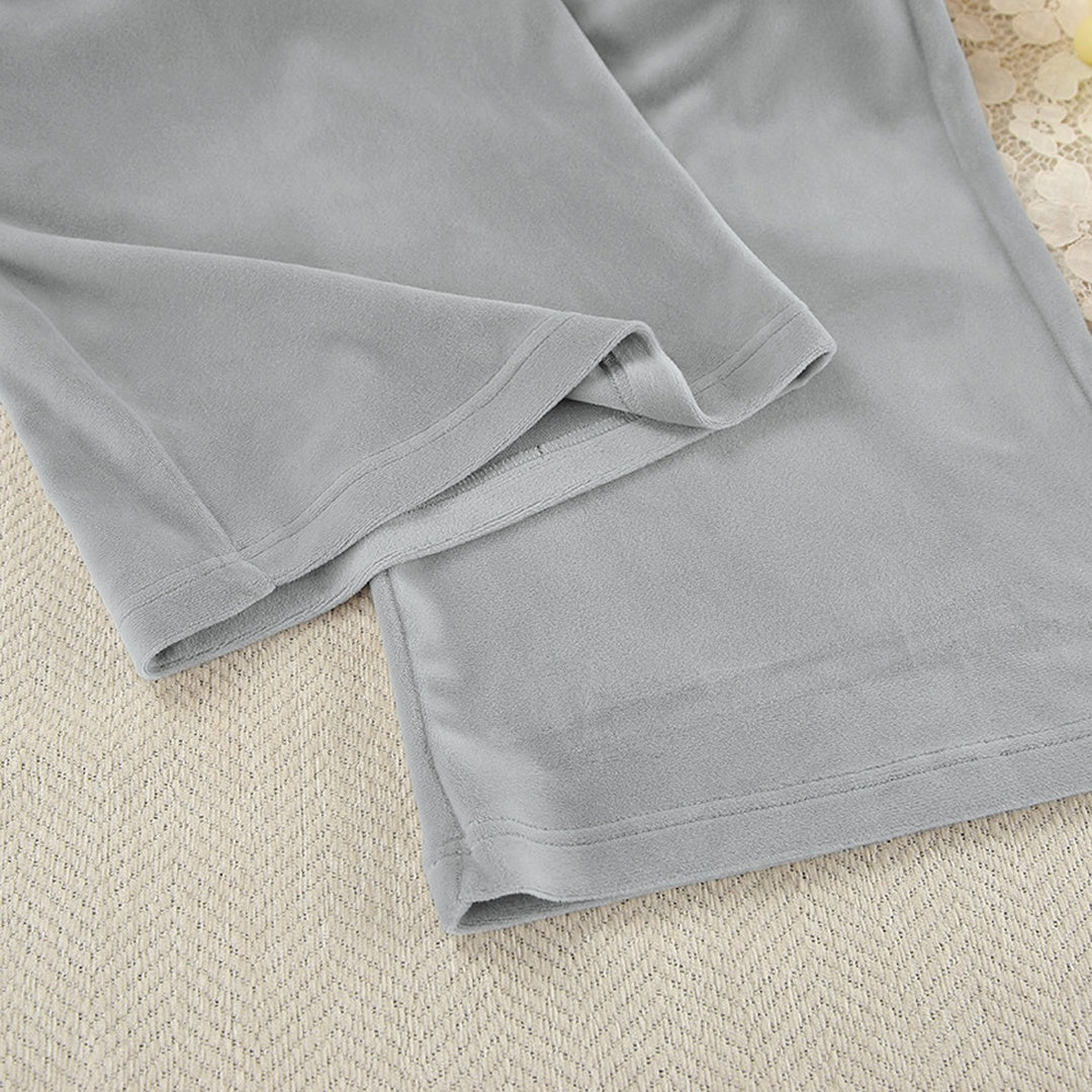 Flesuah Nola – 2-teiliges Damen-Pyjama-Set in Samtoptik