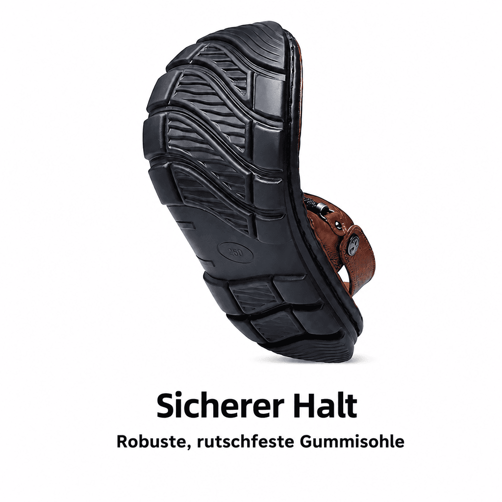 Flesuah Mareno – Herren Sandalen aus Kuhleder für Alltag & Freizeit