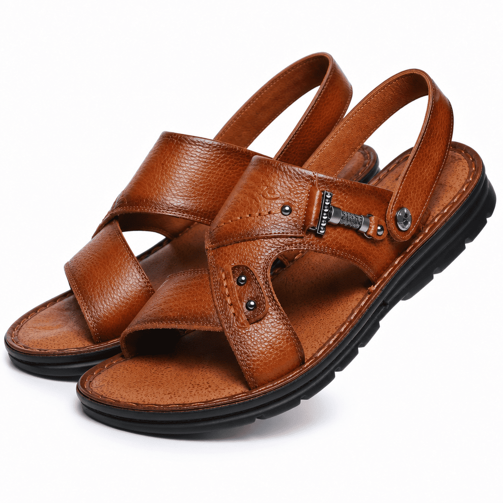Flesuah Mareno – Herren Sandalen aus Kuhleder für Alltag & Freizeit