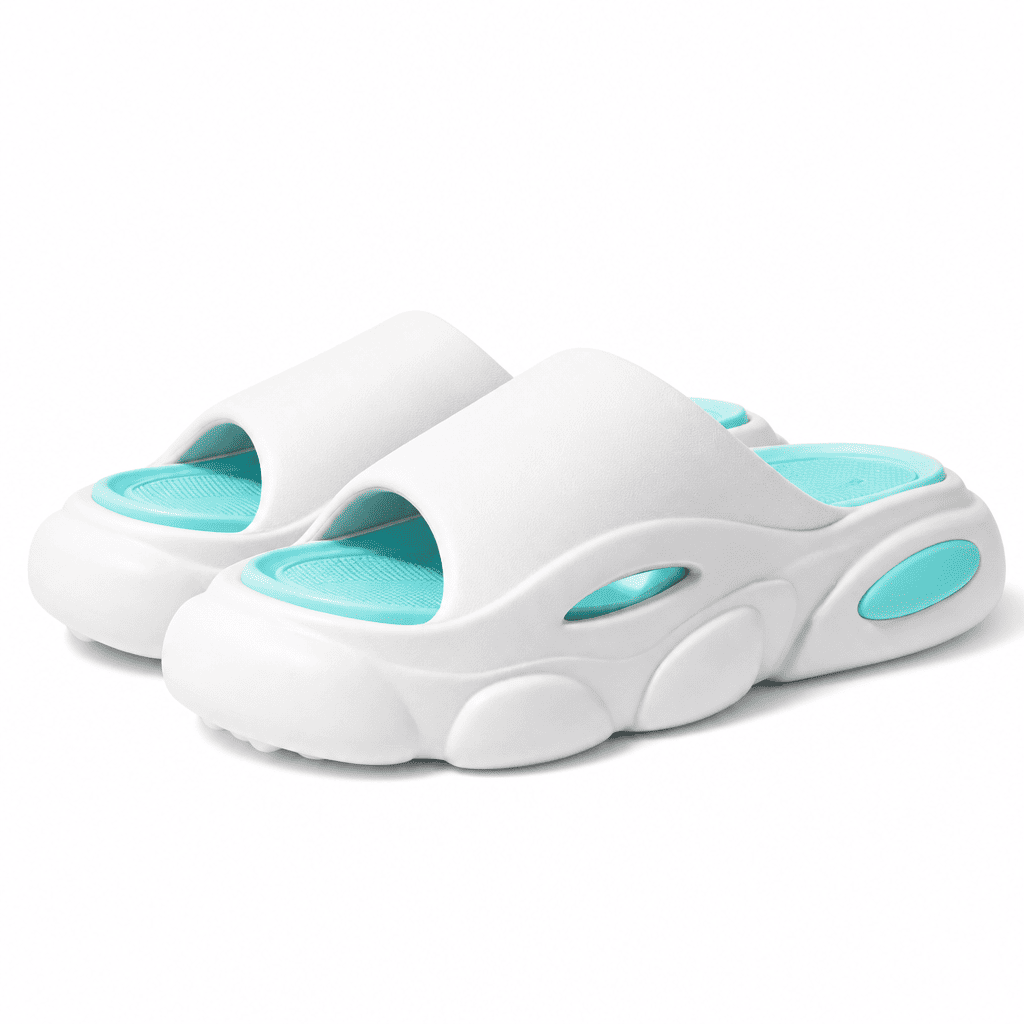 Flesuah CloudStep - Bequeme Plateau-Sommerschuhe mit Komfortsohle
