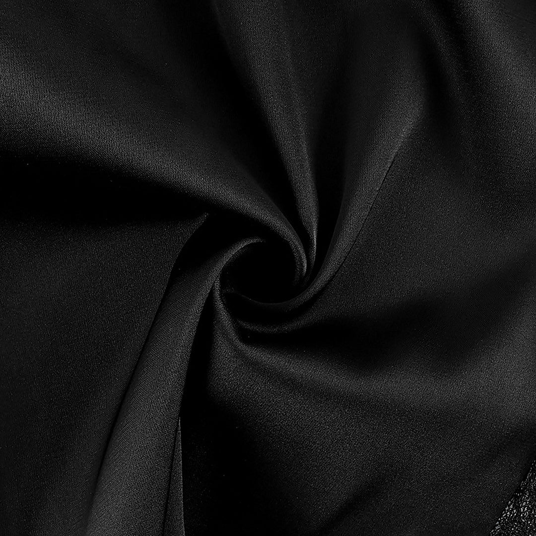 Flesuah Noelia – 2-teiliges Satin-Nachtwäsche-Set mit Spitze