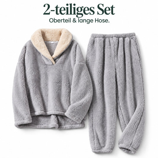 Elvina – Kuscheliger Damen-Pyjama aus Coral Fleece