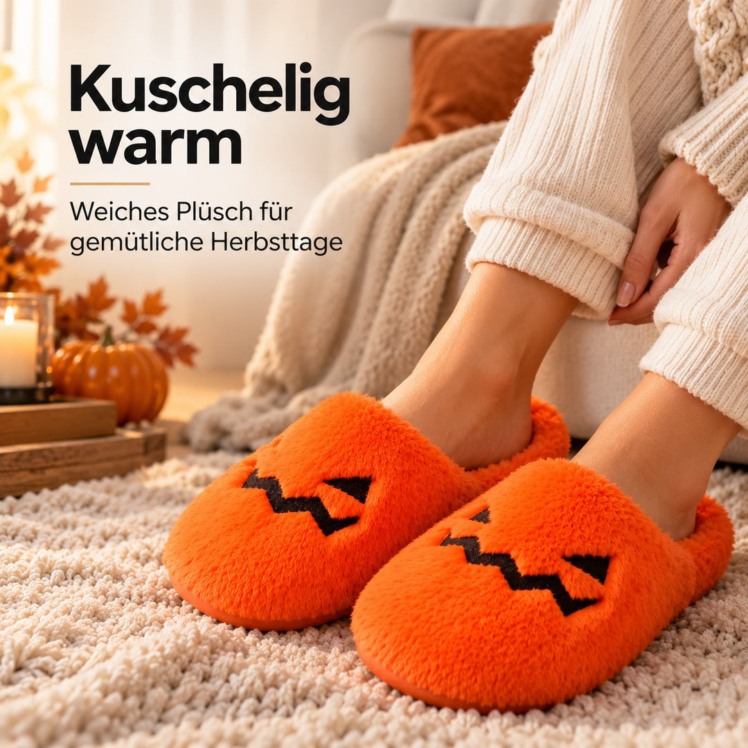 Flesuah Kürbi – Halloween Kürbis-Hausschuhe