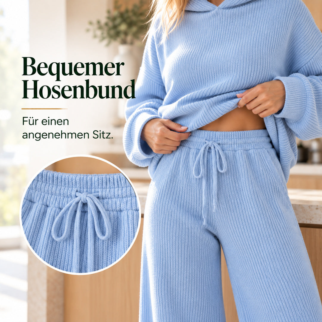 Nika – Damen-Lounge-Set mit Kapuze & weiter Hose