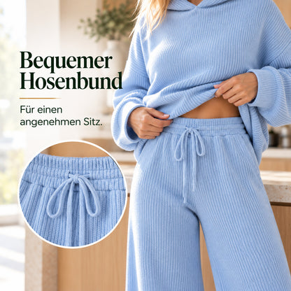 Nika – Damen-Lounge-Set mit Kapuze & weiter Hose