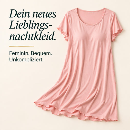 Nele – Damen-Nachtkleid mit Brustpolstern