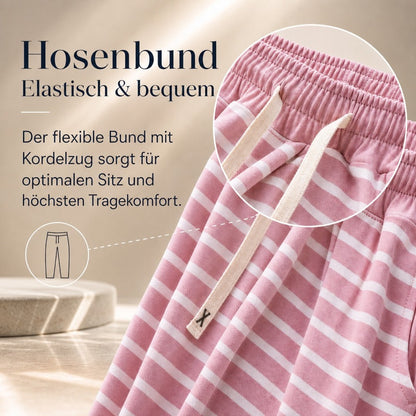 Nera – Damen-Pyjama mit V-Ausschnitt