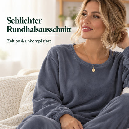 Livia – Kuscheliges Damen-Lounge-Set in Fleeceoptik