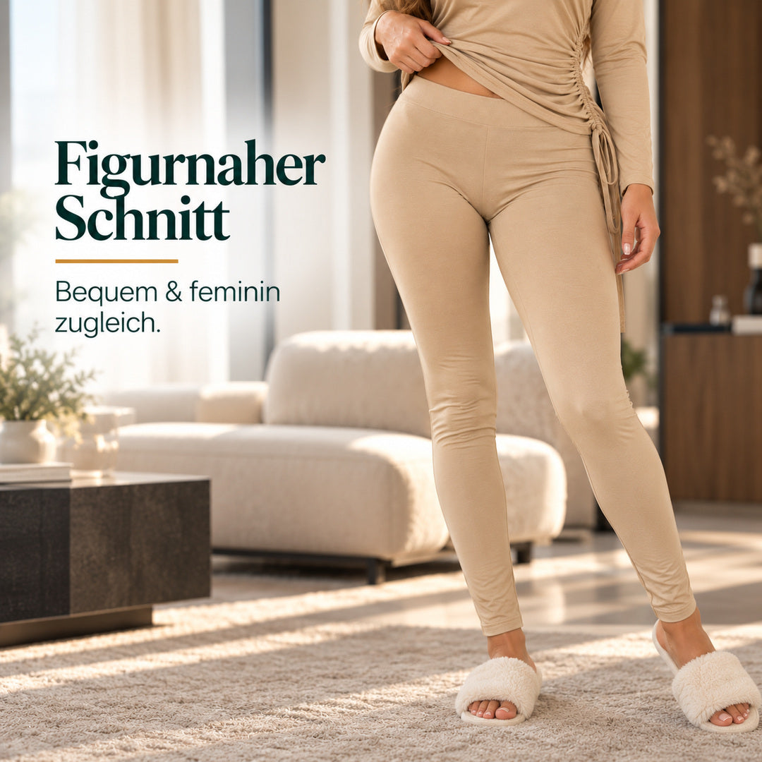 Amira – Damen-Lounge-Set mit seitlicher Raffung