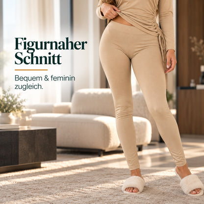 Amira – Damen-Lounge-Set mit seitlicher Raffung