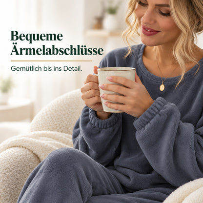 Livia – Kuscheliges Damen-Lounge-Set in Fleeceoptik