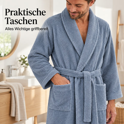 Flesuah Tavero – Herren-Frottee-Bademantel aus Baumwolle