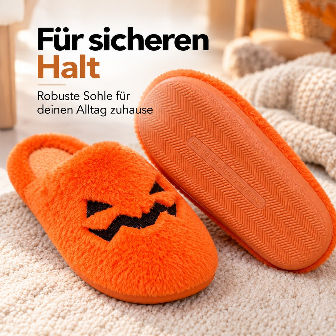 Flesuah Kürbi – Halloween Kürbis-Hausschuhe