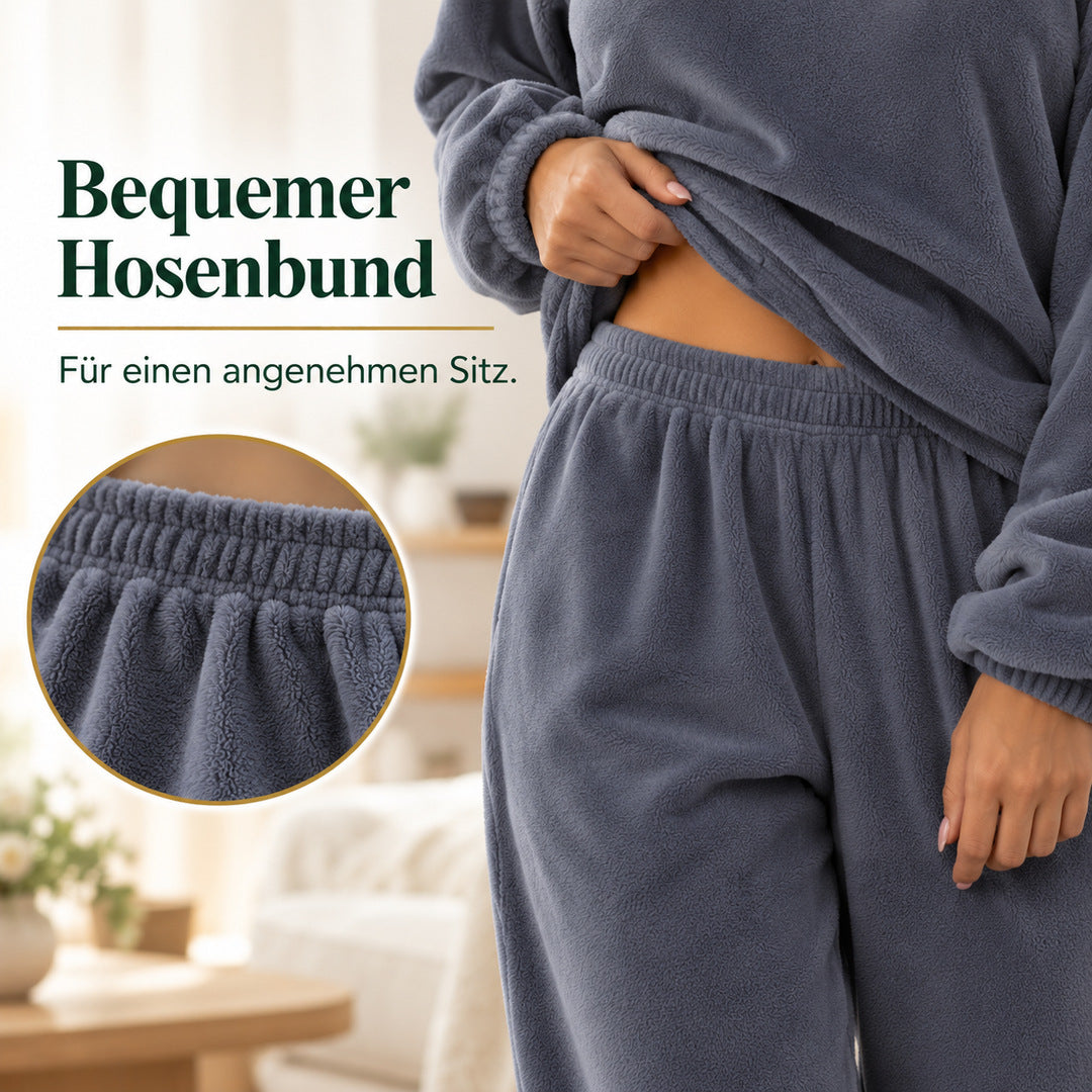 Livia – Kuscheliges Damen-Lounge-Set in Fleeceoptik