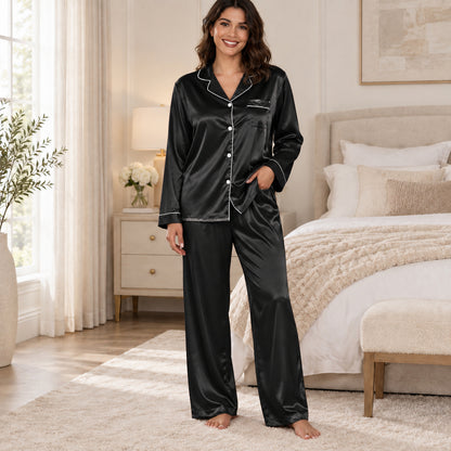 Flesuah Noelle – Eleganter Damen-Pyjama in großen Größen