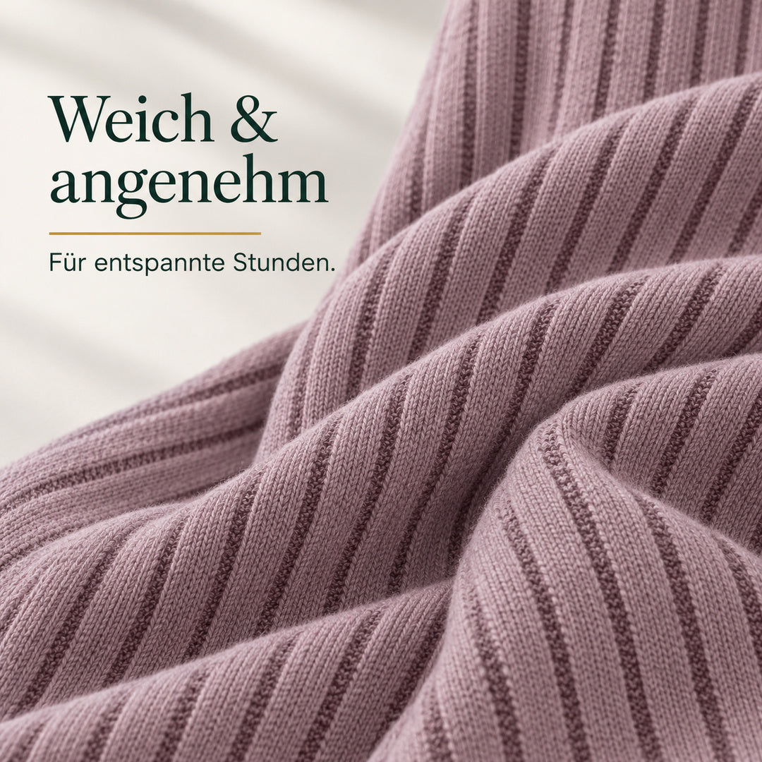 Romy – Damen-Lounge-Set mit Kontrastkragen