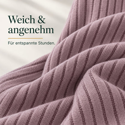Romy – Damen-Lounge-Set mit Kontrastkragen