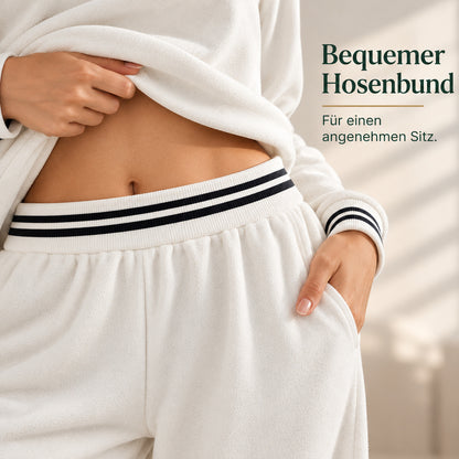 Tessa – Damen-Lounge-Set mit Kontraststreifen