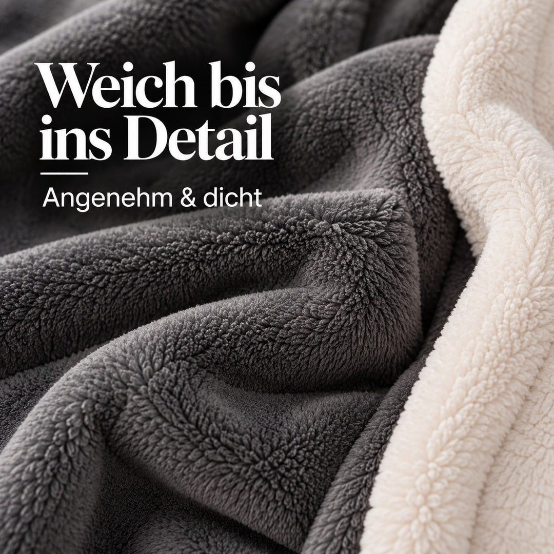 Flesuah Loreno – Warmer Baumwoll-Bademantel für Herren mit Kapuze