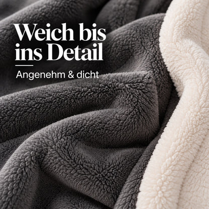 Flesuah Loreno – Warmer Baumwoll-Bademantel für Herren mit Kapuze