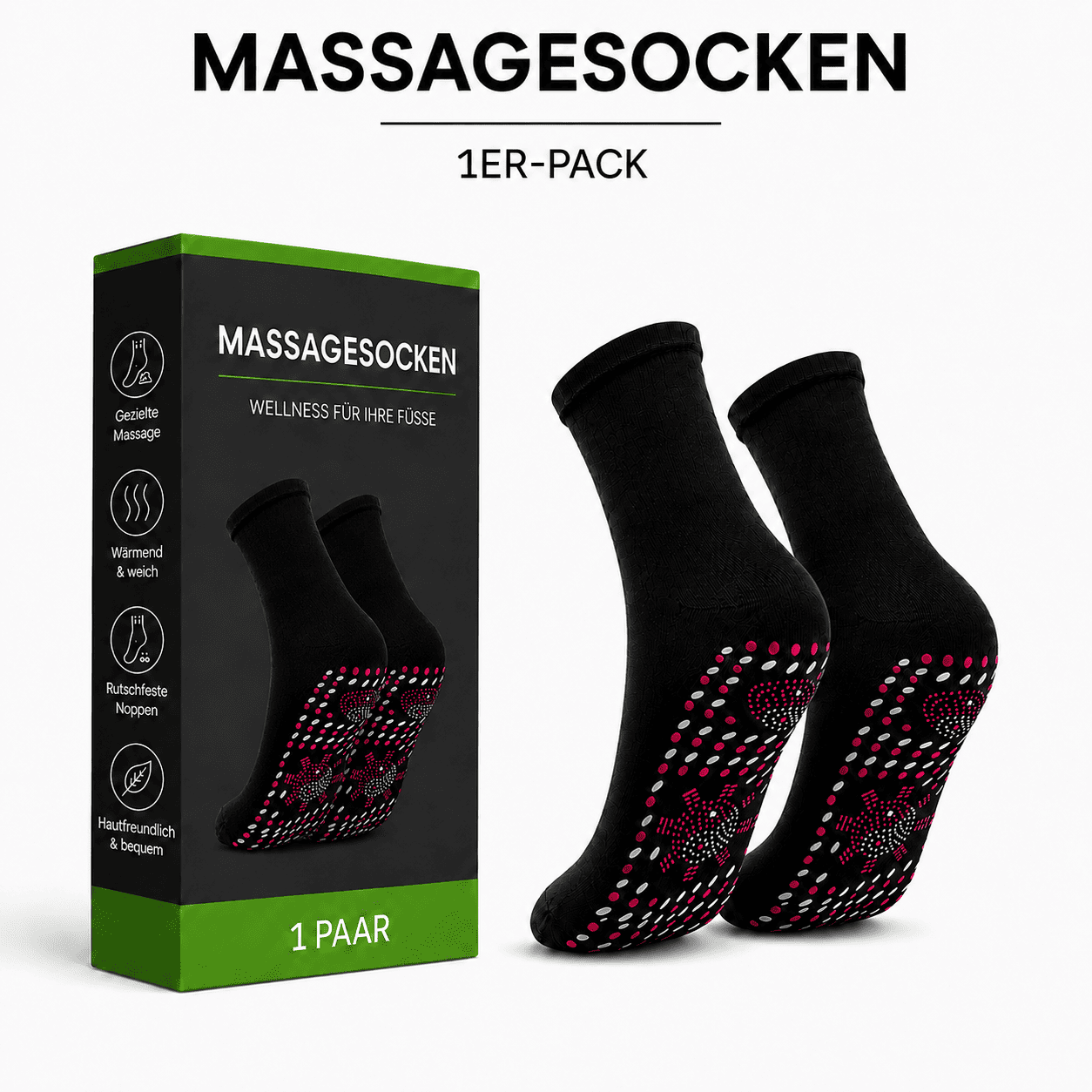 Flesuah ReflexSocks – Massagesocken mit Druckpunkten