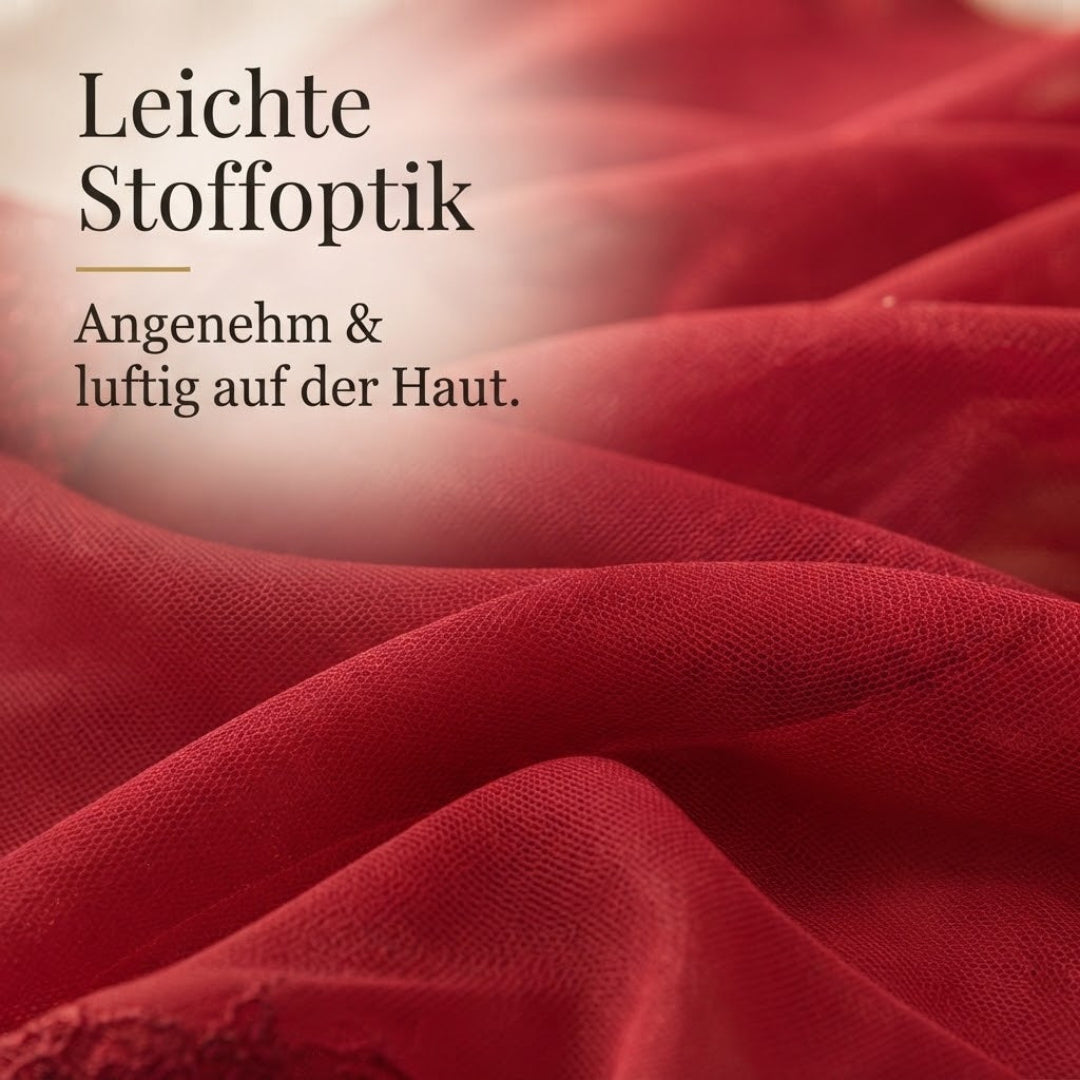 Célina – Damen-Negligé-Set mit Spitze & Morgenmantel