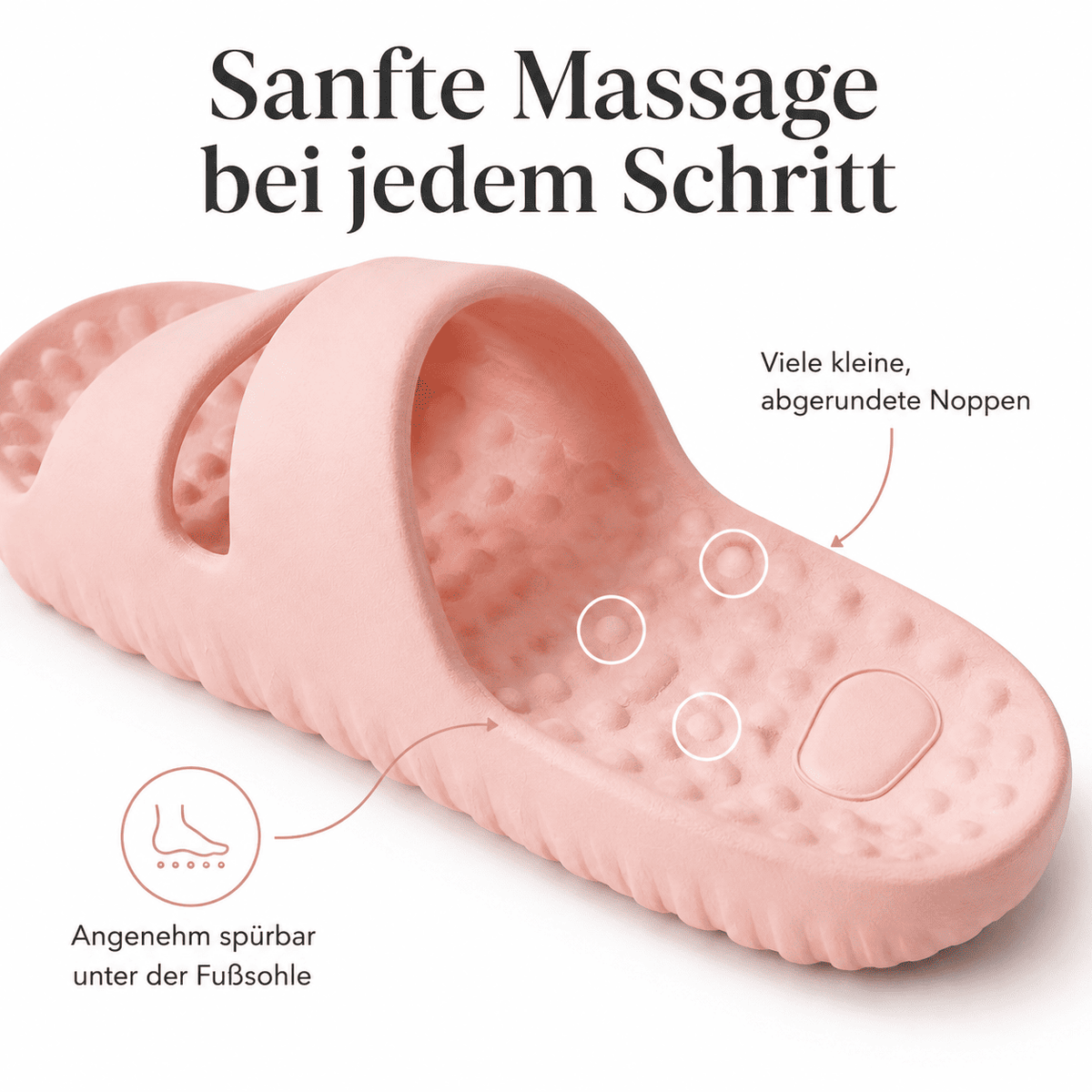 Flesuah Relaxis - Massage-Slides mit dicker Komfortsohle