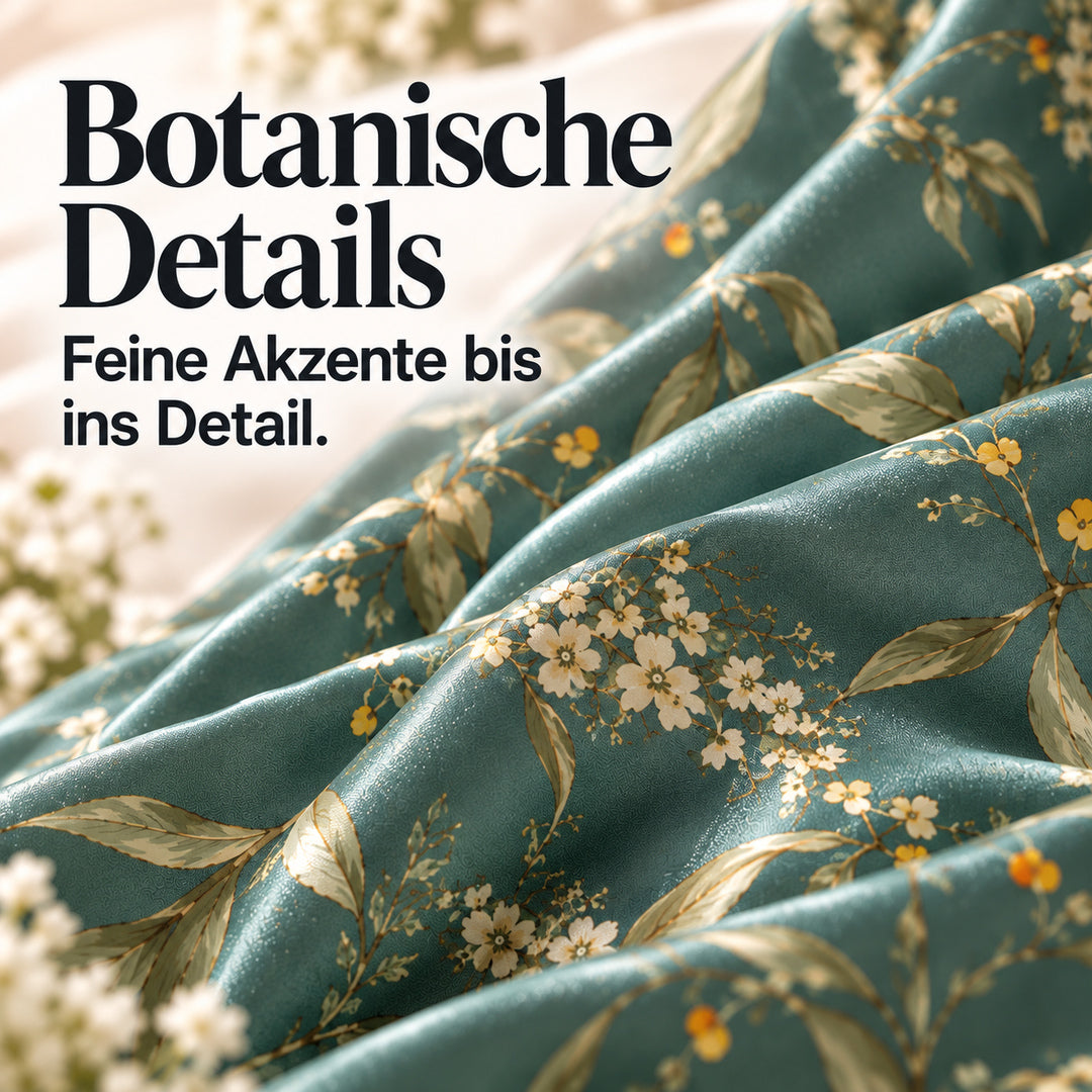 Flesuah Aurelia – 4-teiliges Satinoptik-Pyjama-Set + Tasche geschenkt