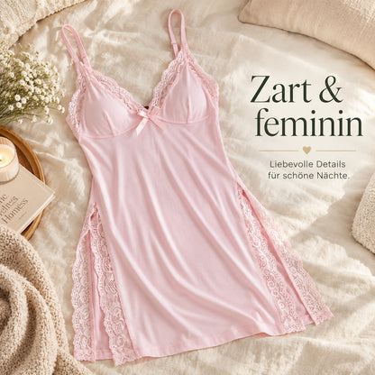 Belle – Damen-Nachtkleid mit zarten Spitzendetails