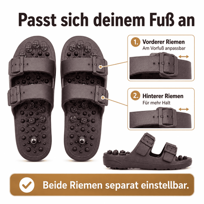 Flesuah ReflexPro – Massage-Slides mit Druckpunktfußbett