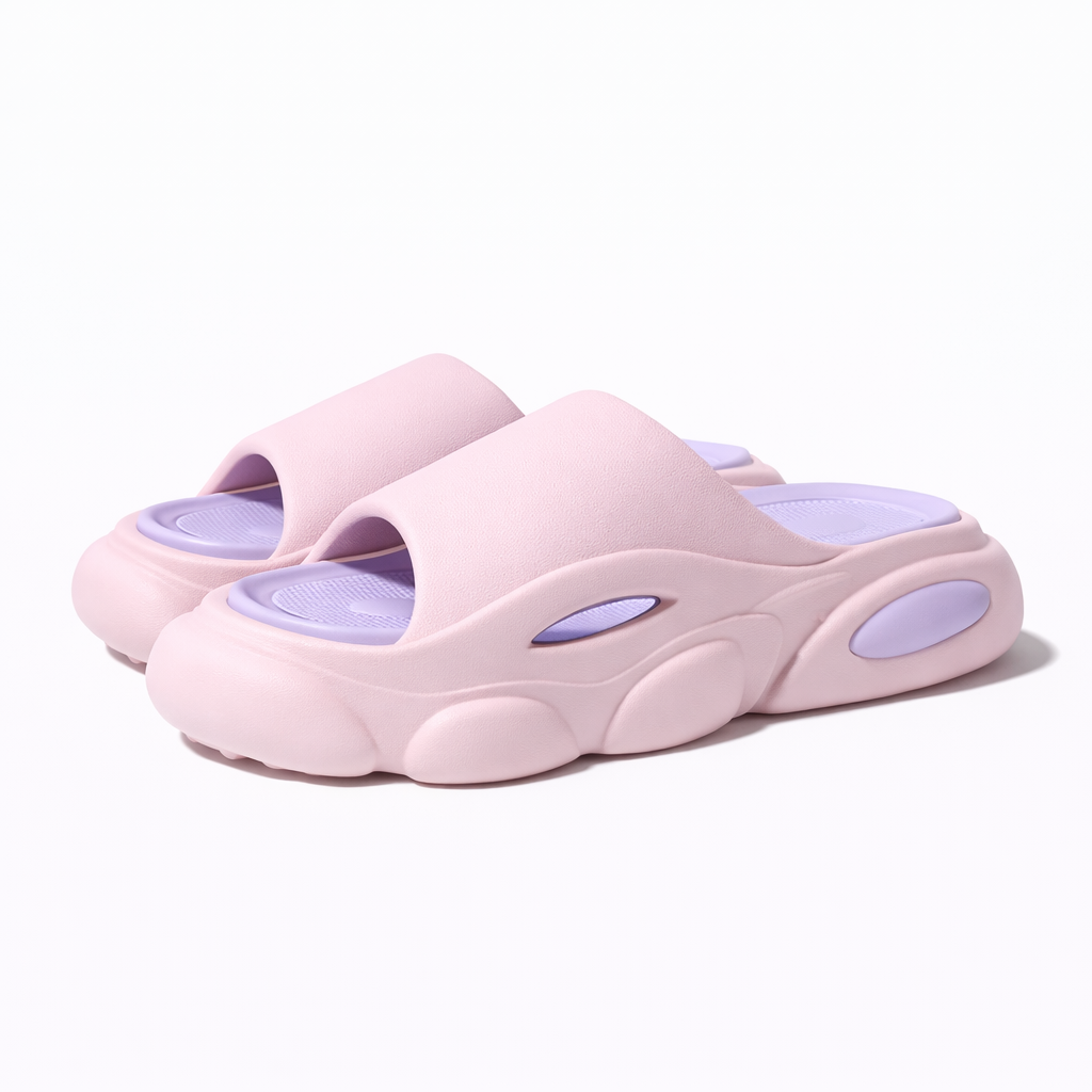 Flesuah CloudStep - Bequeme Plateau-Sommerschuhe mit Komfortsohle