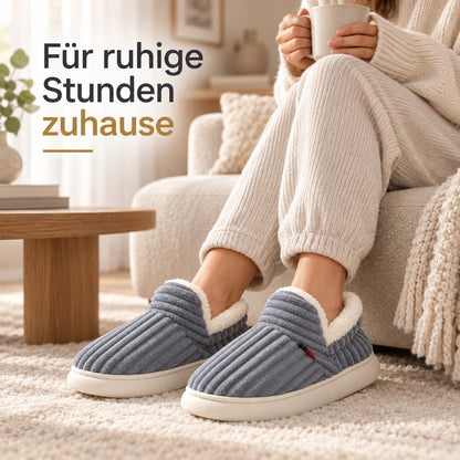 Flesuah Klumos – Warme Plüsch-Hausschuhe