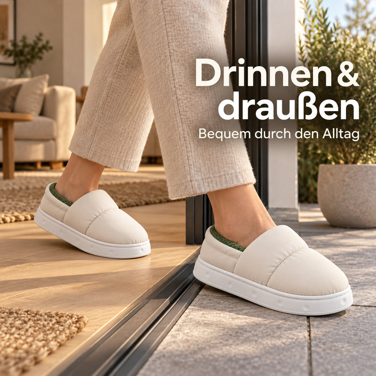 Flesuah Cocoon Max – Extra warme Kuschelhausschuhe mit rutschfester Komfortsohle