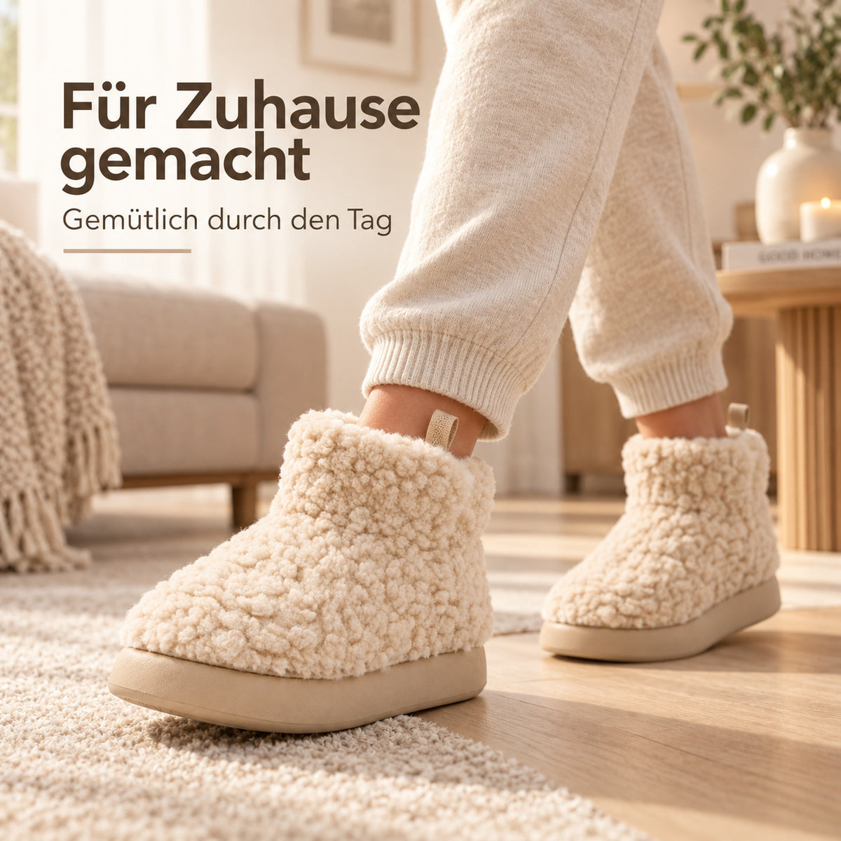 Flesuah Teddy Boots – Kuschelige Winterboots mit flauschigem Teddyfutter