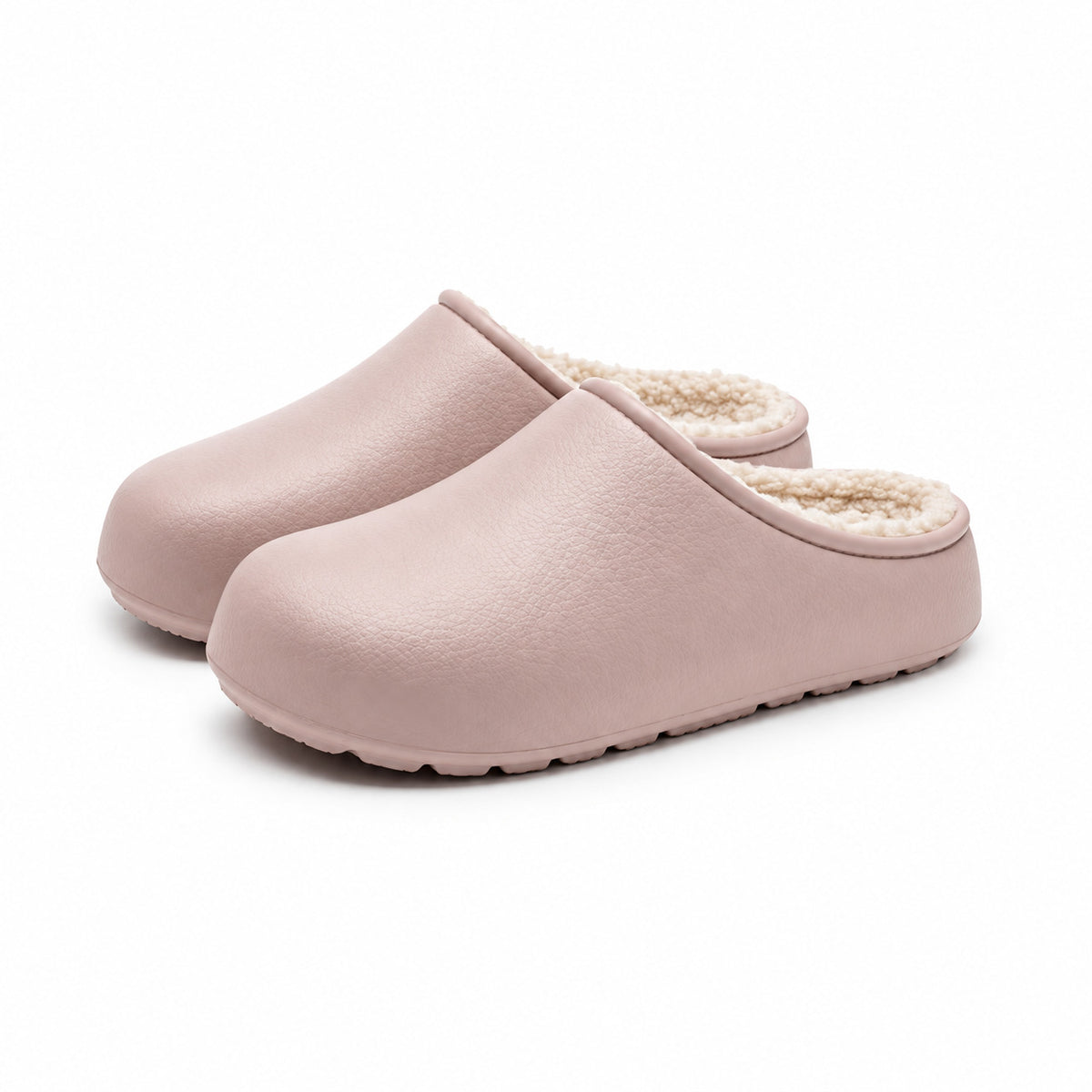 Flesuah Terrace Comfort - Kuschelige Clogs für drinnen & draußen mit Teddyfutter