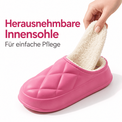Flesuah Terrace Ultra - Wasserdichte Teddy-Hausschuhe