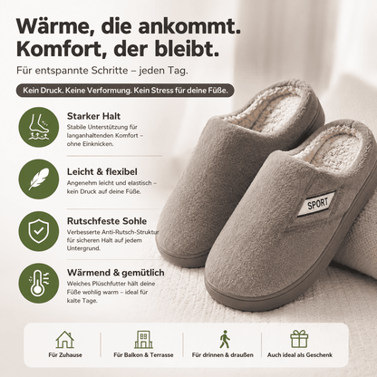 Flesuah Maison Max - Atmungsaktive Slippers mit Komfortsohle
