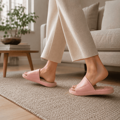 Flesuah Levio – Leichte Massage-Slides mit Noppenfußbett