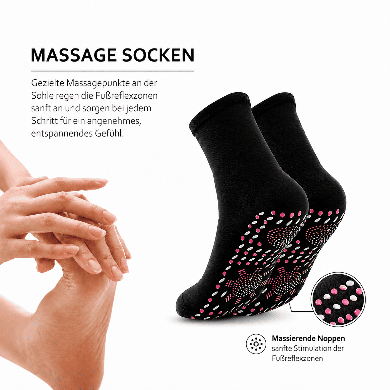 Flesuah ReflexSocks – Massagesocken mit Druckpunkten