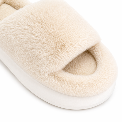 Flesuah Maison Slide - Dickes Wollschuhwerk mit Kuschel Komfort gefüttert