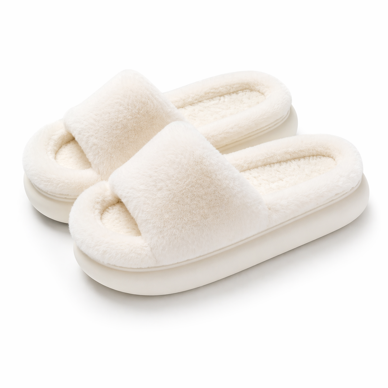 Flesuah Maison Slide - Dickes Wollschuhwerk mit Kuschel Komfort gefüttert