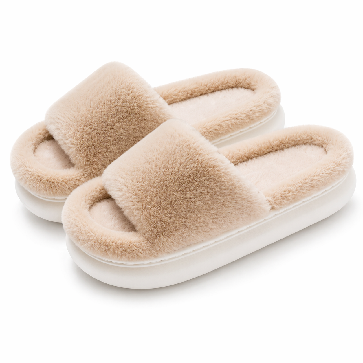 Flesuah Maison Slide - Dickes Wollschuhwerk mit Kuschel Komfort gefüttert