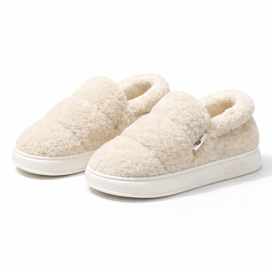 Flesuah Cocoon Teddy – Atmungsaktive Kuschelhausschuhe mit Teddyfutter