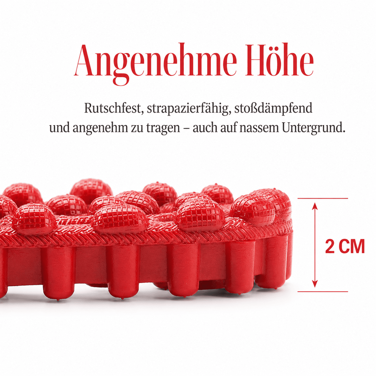 Flesuah Reflexa – Massage-Slides mit offenem Massagefußbett